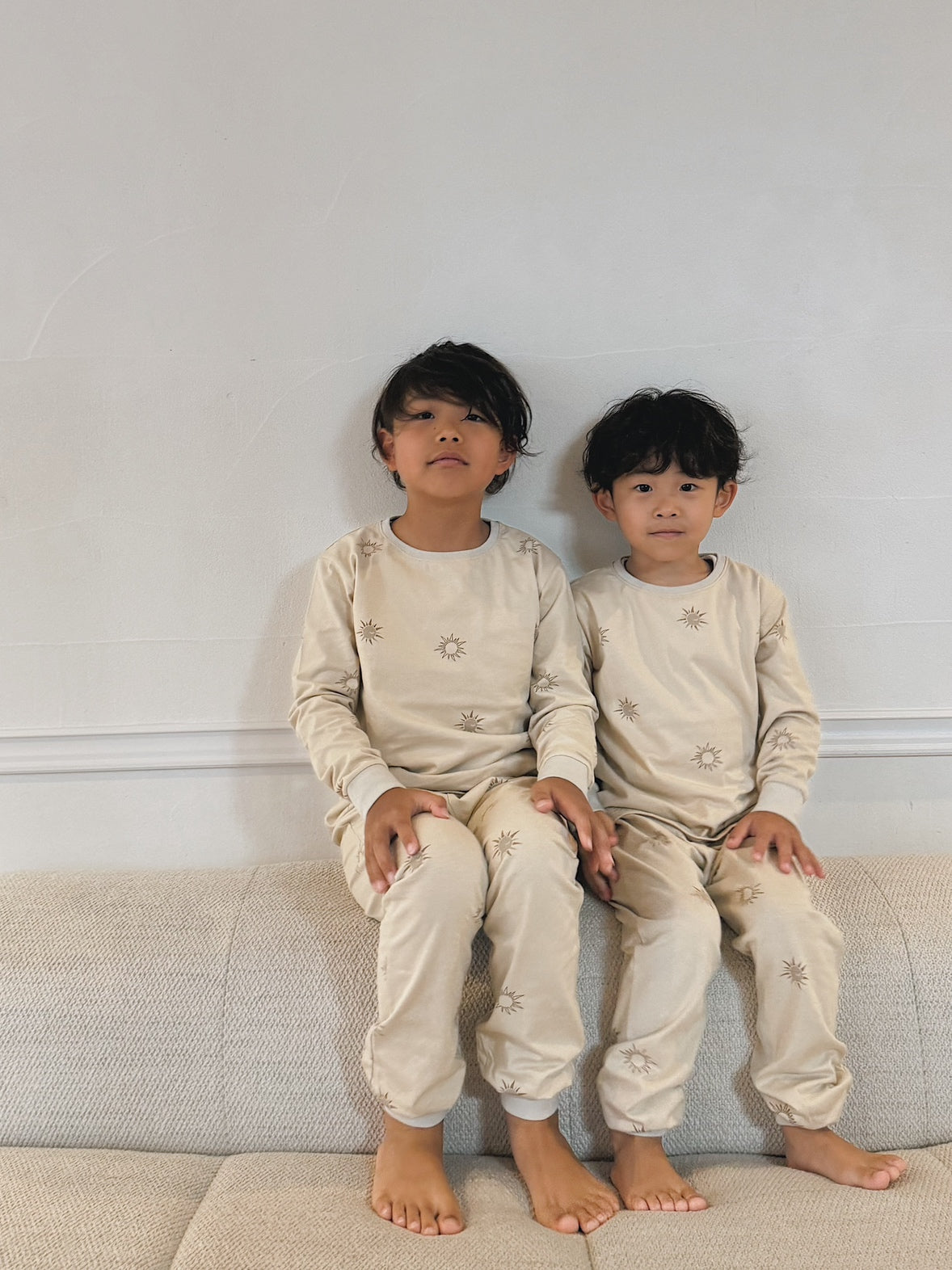 ORGANIC COTTON ORIGINAL SUN SET UP KIDS - BEIGE – MALI RAJ