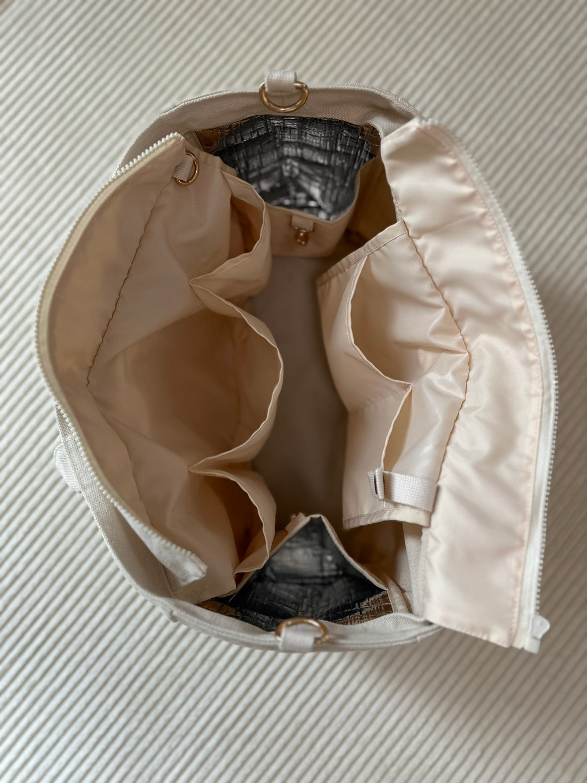 マリライ ファミリーバッグ FAMILY BAG DIAPER POUCH IVORY（単品） – MALI RAJ